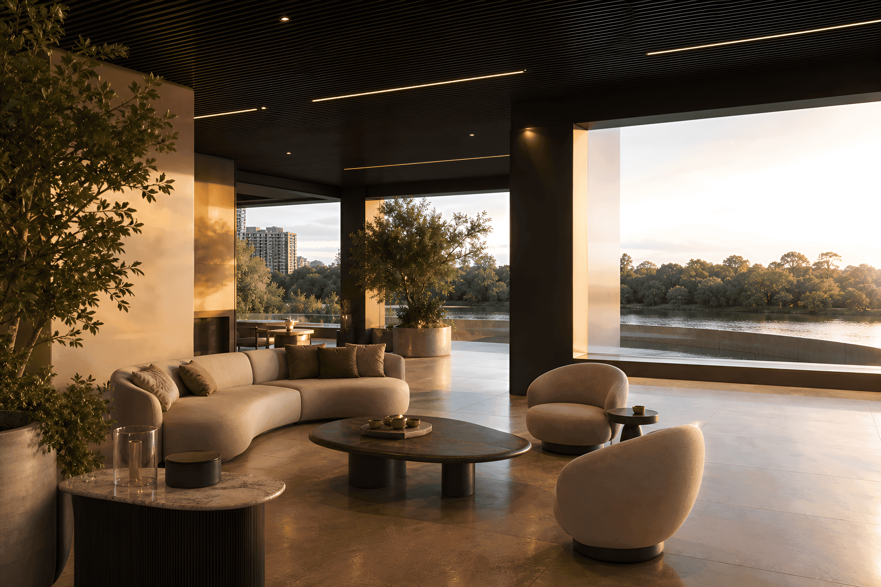 Клубная гостиная и лобби Dream Riva