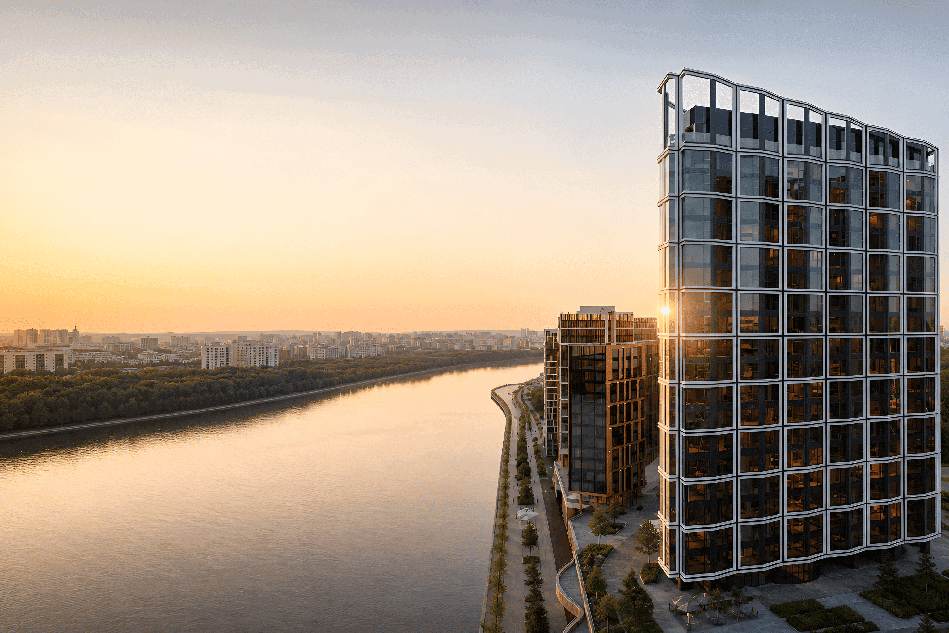 Премиальный жилой квартал Dream Riva на первой береговой линии Москвы-реки